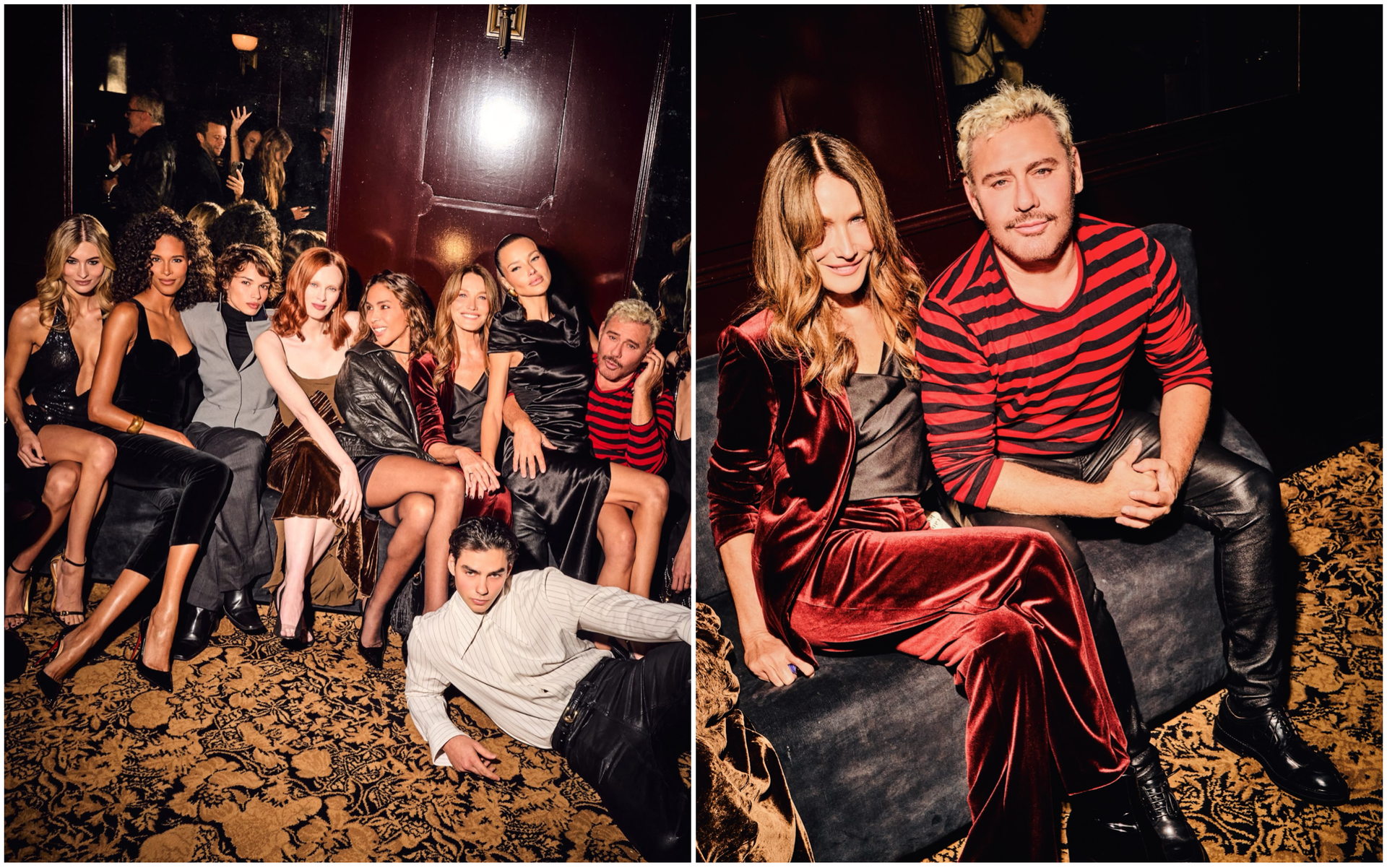 Donna Karan New York y Mert Alas conquistan París con una velada íntima y la actuación sorpresa de Carla Bruni