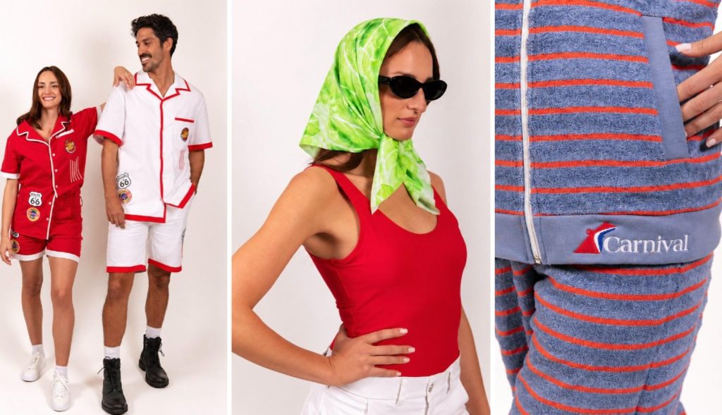 Carnival rediseña la moda crucero con una colección irónica inspirada en los hábitos a bordo